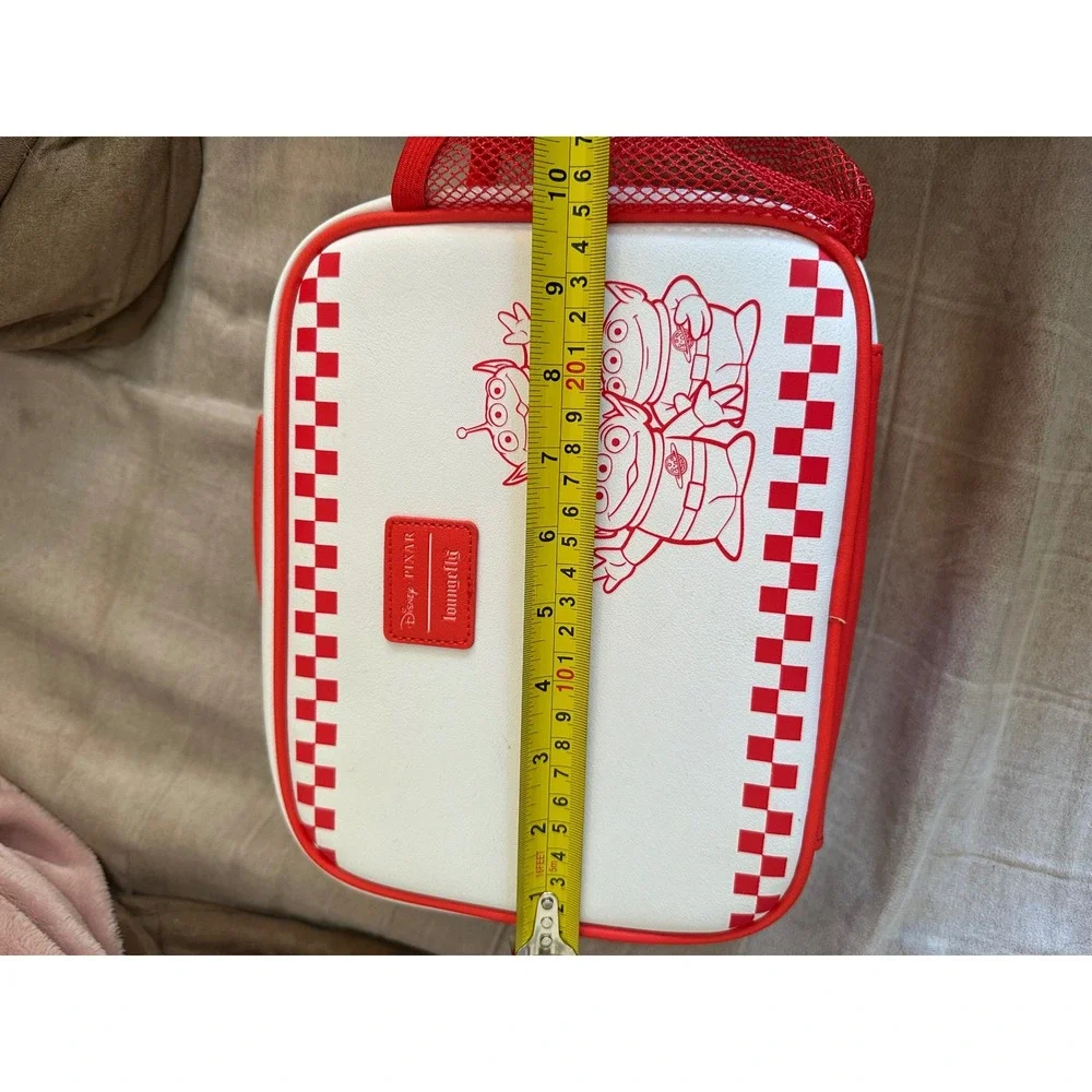 Loungefly Pizza Planet Lunch Bag Unisex OS White RedToy Story‎ Insulated Aliens